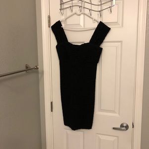 2b Bebe black mini dress